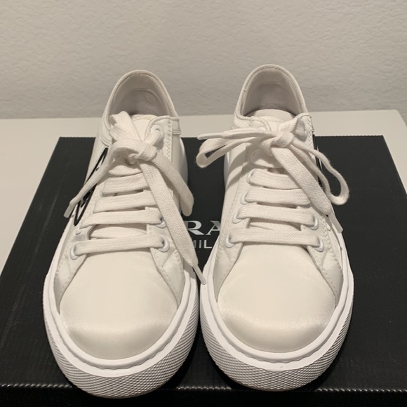 Prada Nylon Garbardine Sneakers - Picture 3 of 13